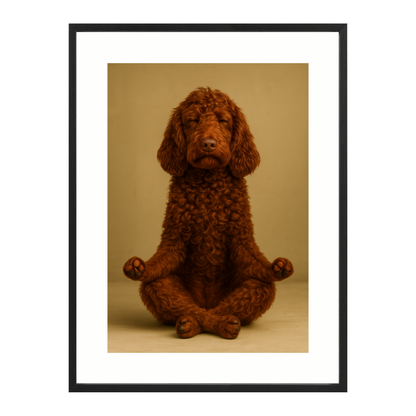 Poster mit Bilderrahmen Yogadoodle - verschiedene Formate