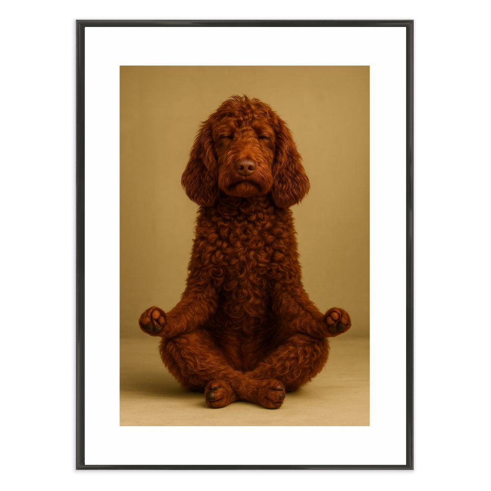 Poster mit Bilderrahmen Yogadoodle - verschiedene Formate