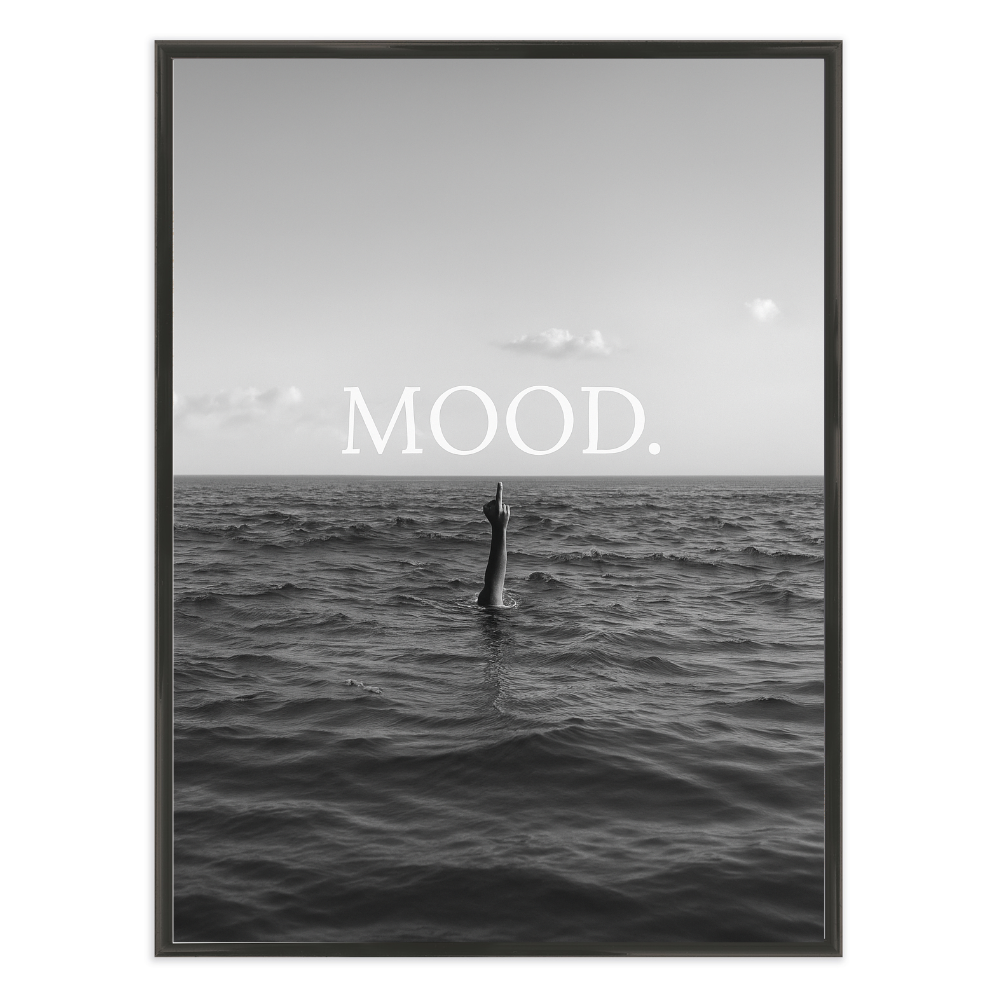 Poster mit Bilderrahmen Mood- verschiedene Formate