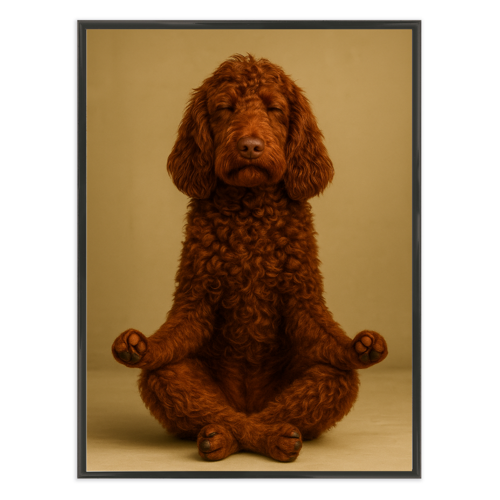 Poster mit Bilderrahmen Yogadoodle - verschiedene Formate