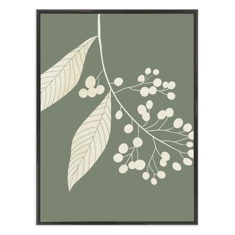Poster mit Bilderrahmen Botanical Eucalypthus - verschiedene Formate