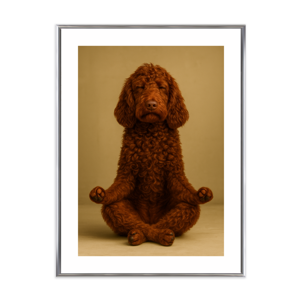 Poster mit Bilderrahmen Yogadoodle - verschiedene Formate