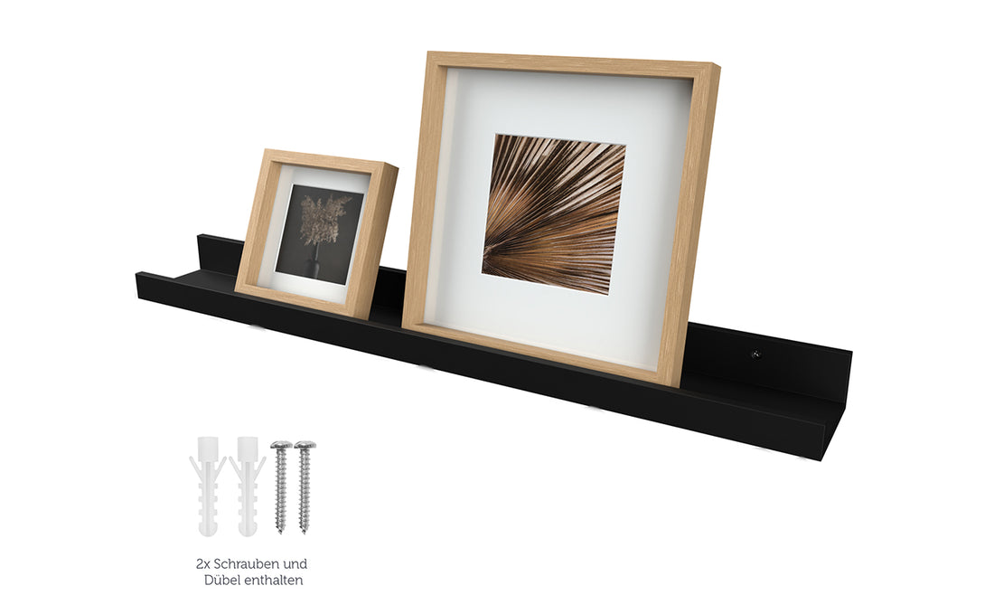Bilderleiste aus MDF Holz inkl. Befestigungsmaterial