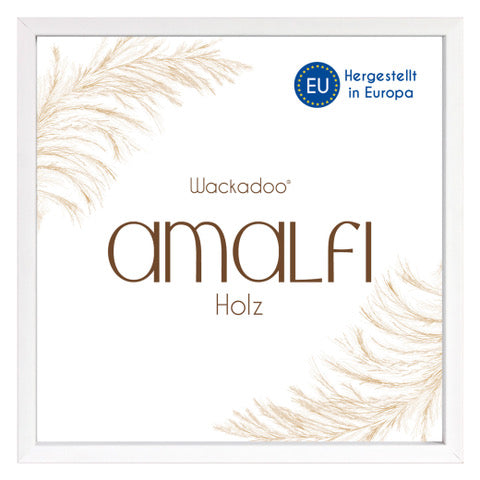 Bilderrahmen AMALFI Hergestellt in Europa aus MDF Holz mit Glasscheibe