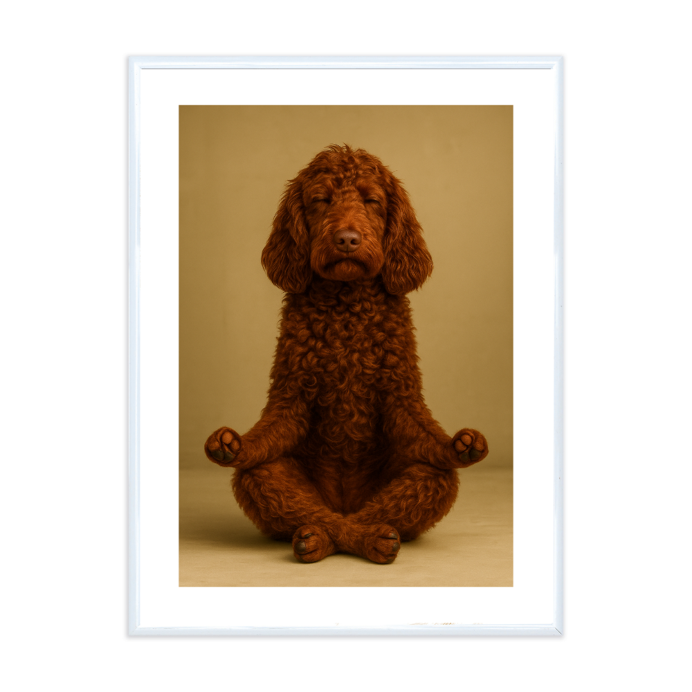 Poster mit Bilderrahmen Yogadoodle - verschiedene Formate