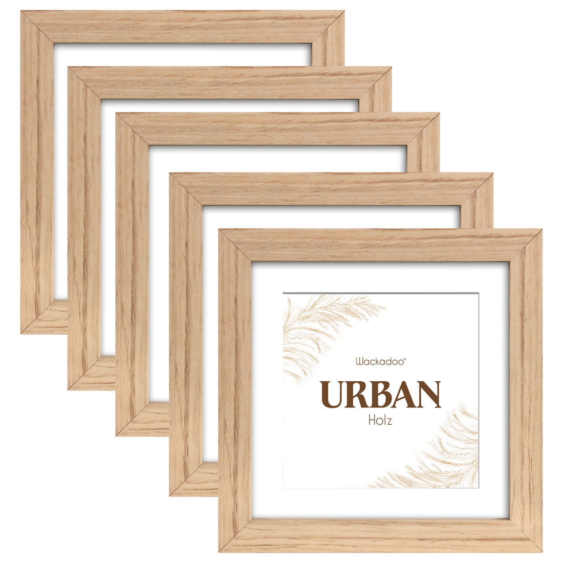 Bilderrahmen 5er Set URBAN aus MDF Holz
