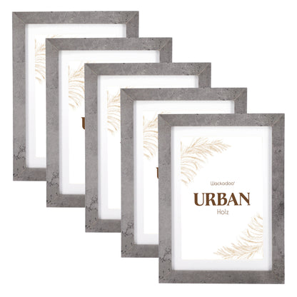 Bilderrahmen 5er Set URBAN aus MDF Holz