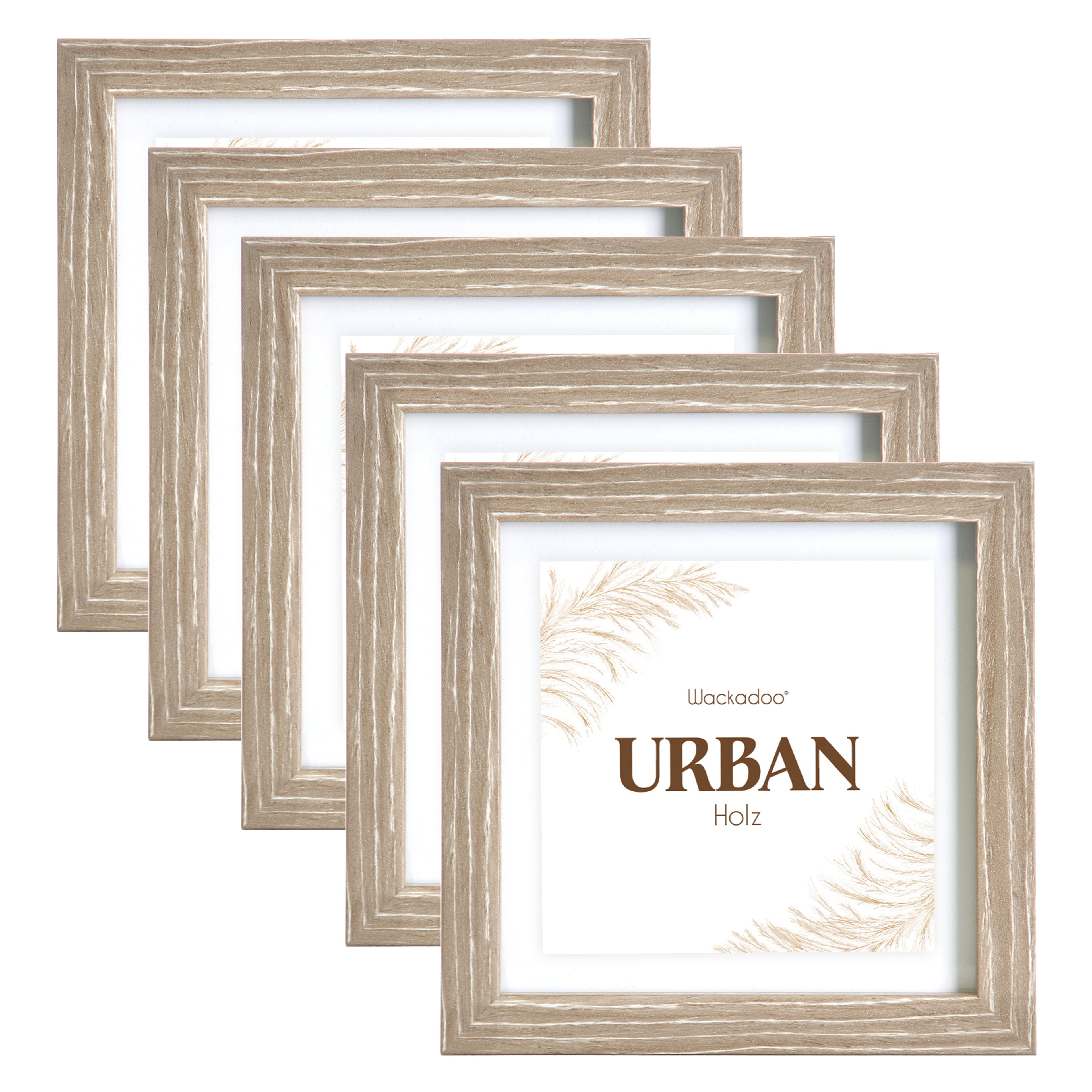 Bilderrahmen 5er Set URBAN aus MDF Holz