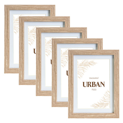 Bilderrahmen 5er Set URBAN aus MDF Holz