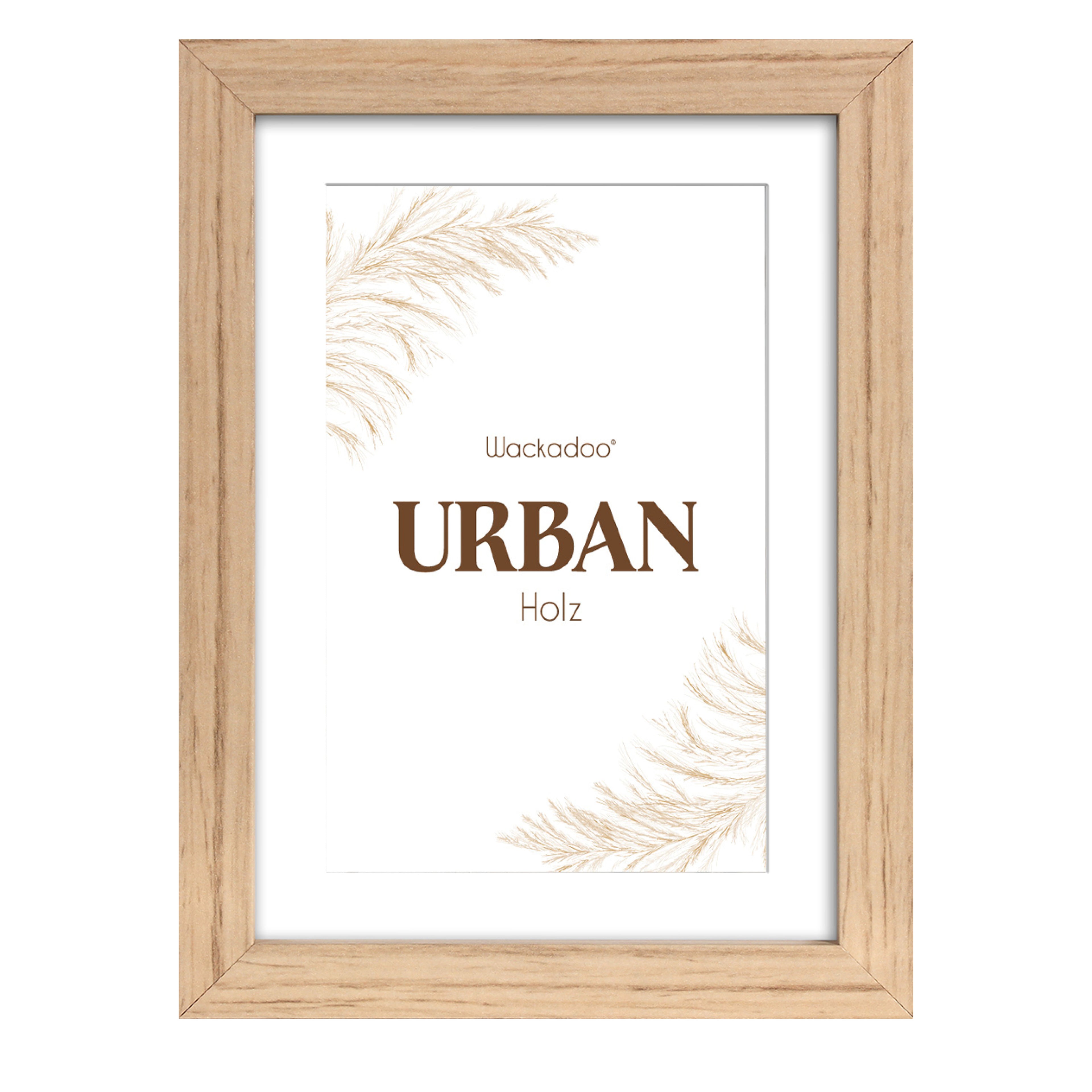 Bilderrahmen URBAN mit Passepartout aus MDF Holz