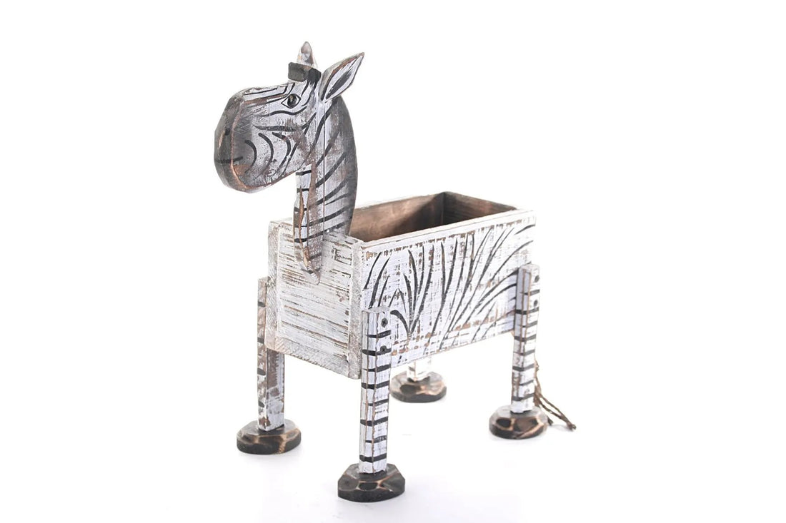 Wackadoo Blumentopf "Zebra" zum Bepflanzen www.wackadoo-living.de