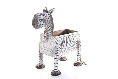 Wackadoo Blumentopf &quot;Zebra&quot; zum Bepflanzen