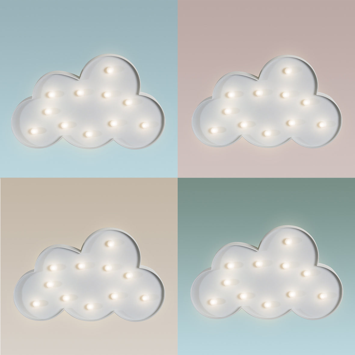 Wackadoo® LED Wolke mit Wohlfühlatmosphäre